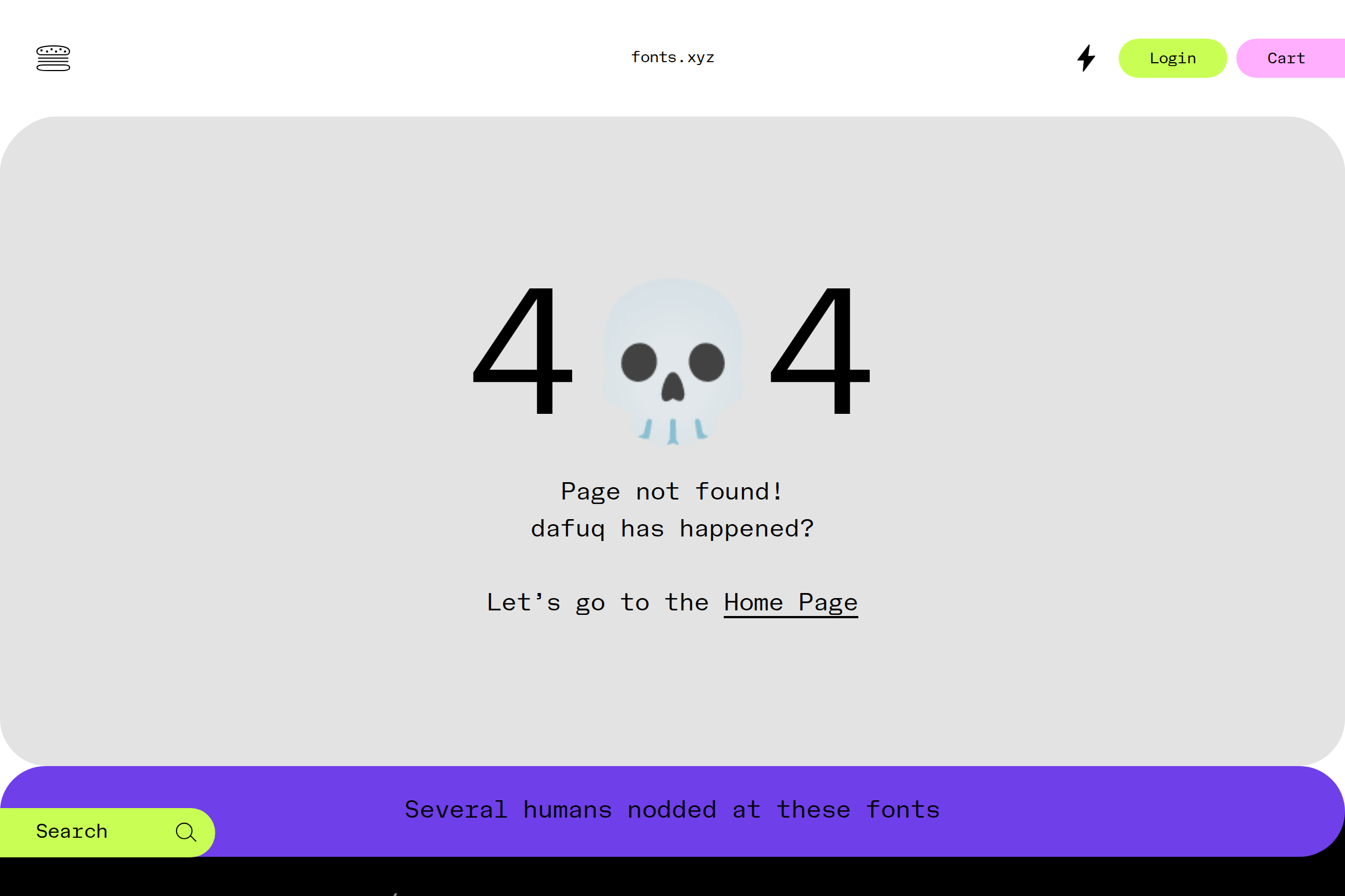 Fonts screenshot